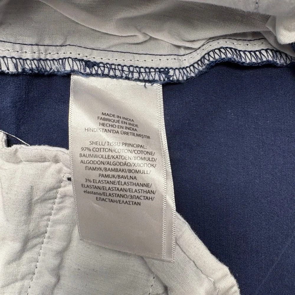 Polo Ralph Lauren Pants Kids 18 Navy Blue Chino Slim Fit Stretch Cotton 30W 29L